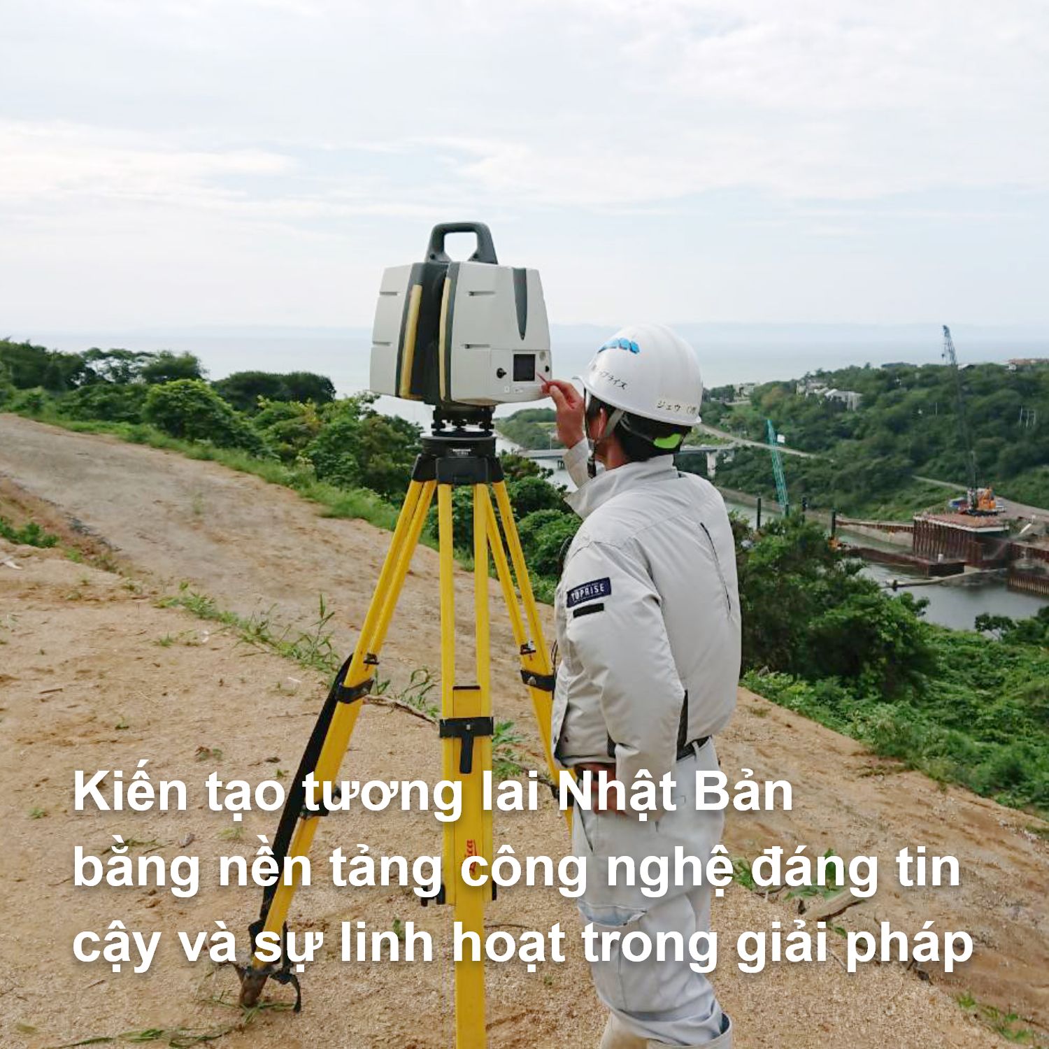 Chúng tôi sẽ thắp sáng tương lai của Nhật Bản bằng công nghệ đáng tin cậy và khả năng ứng phó linh hoạt.